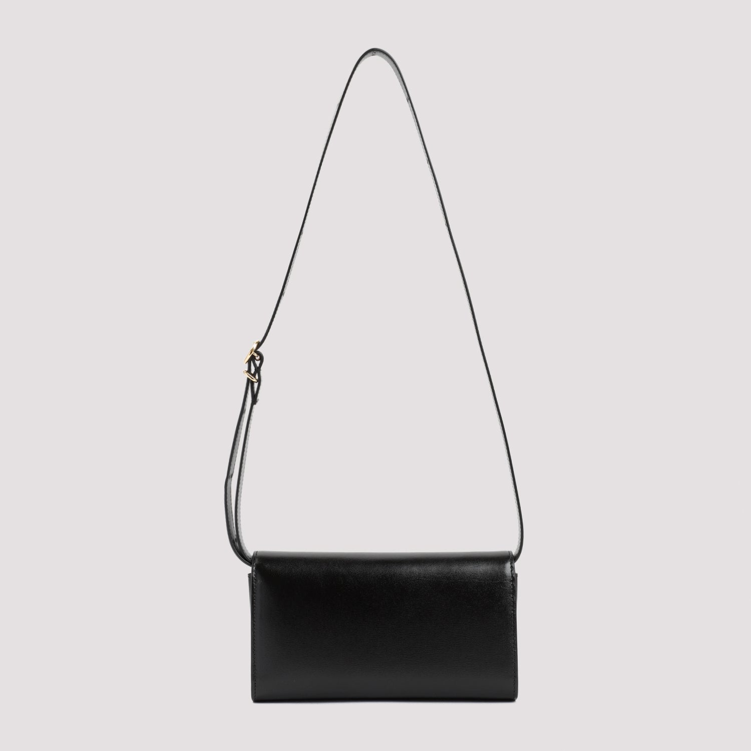 JIL SANDER Leather All-Day Clutch with Buckle