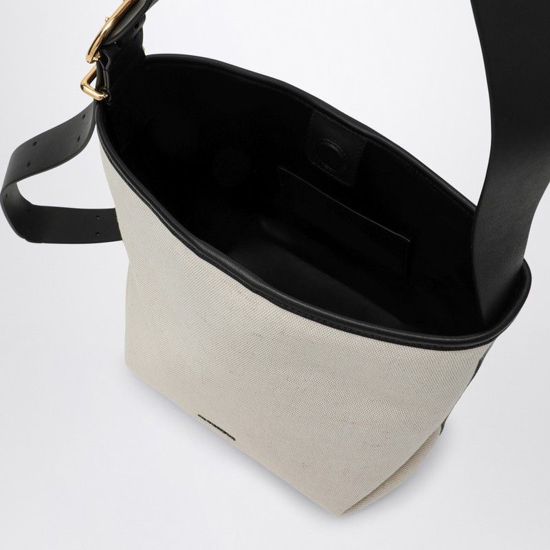 JIL SANDER Mini Folded Canvas Tote Handbag
