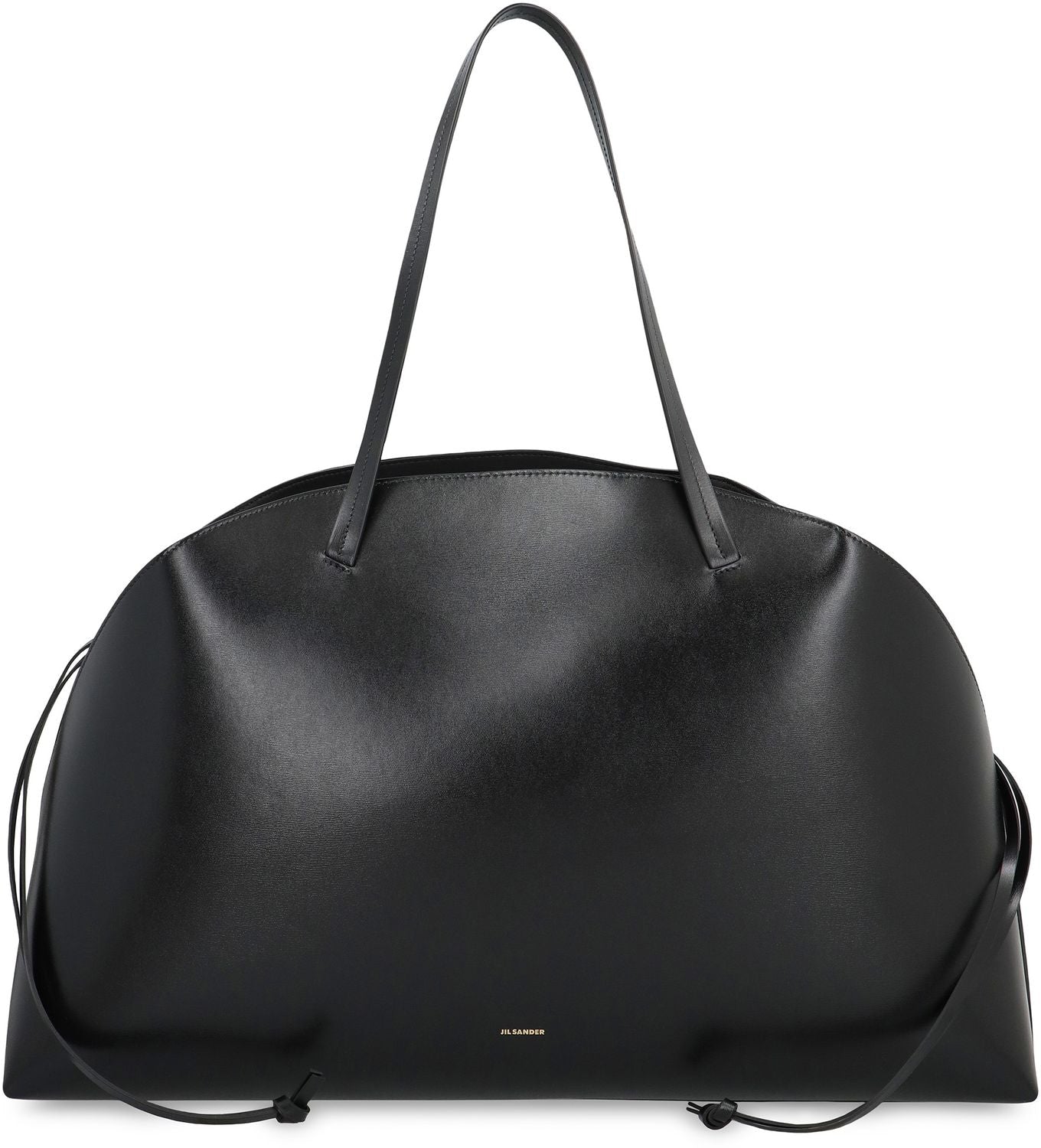 JIL SANDER Grande Leather Shoulder Handbag 51.5 CM x 33 CM