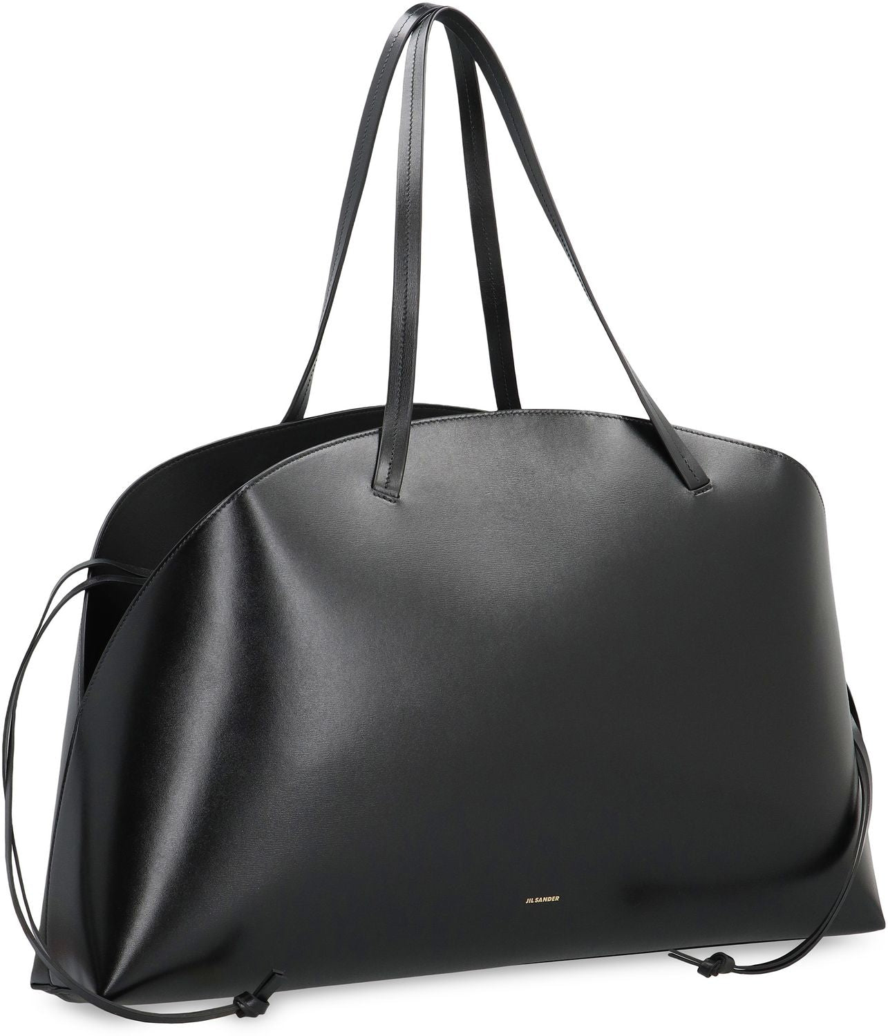 JIL SANDER Grande Leather Shoulder Handbag 51.5 CM x 33 CM