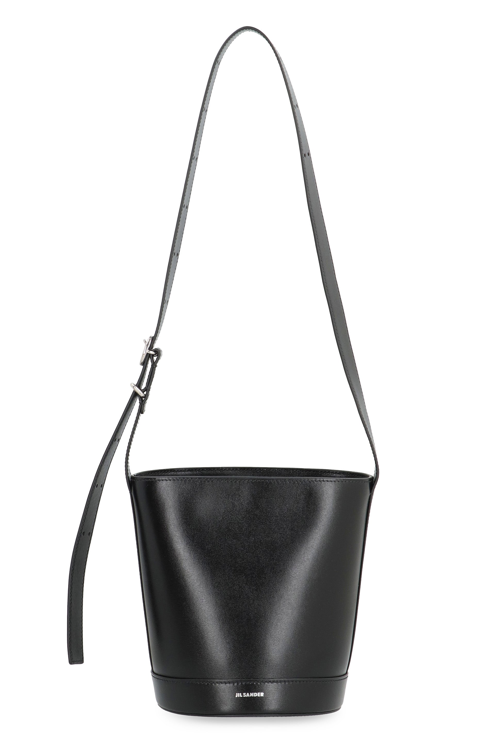 JIL SANDER Leather Mini Bucket Handbag
