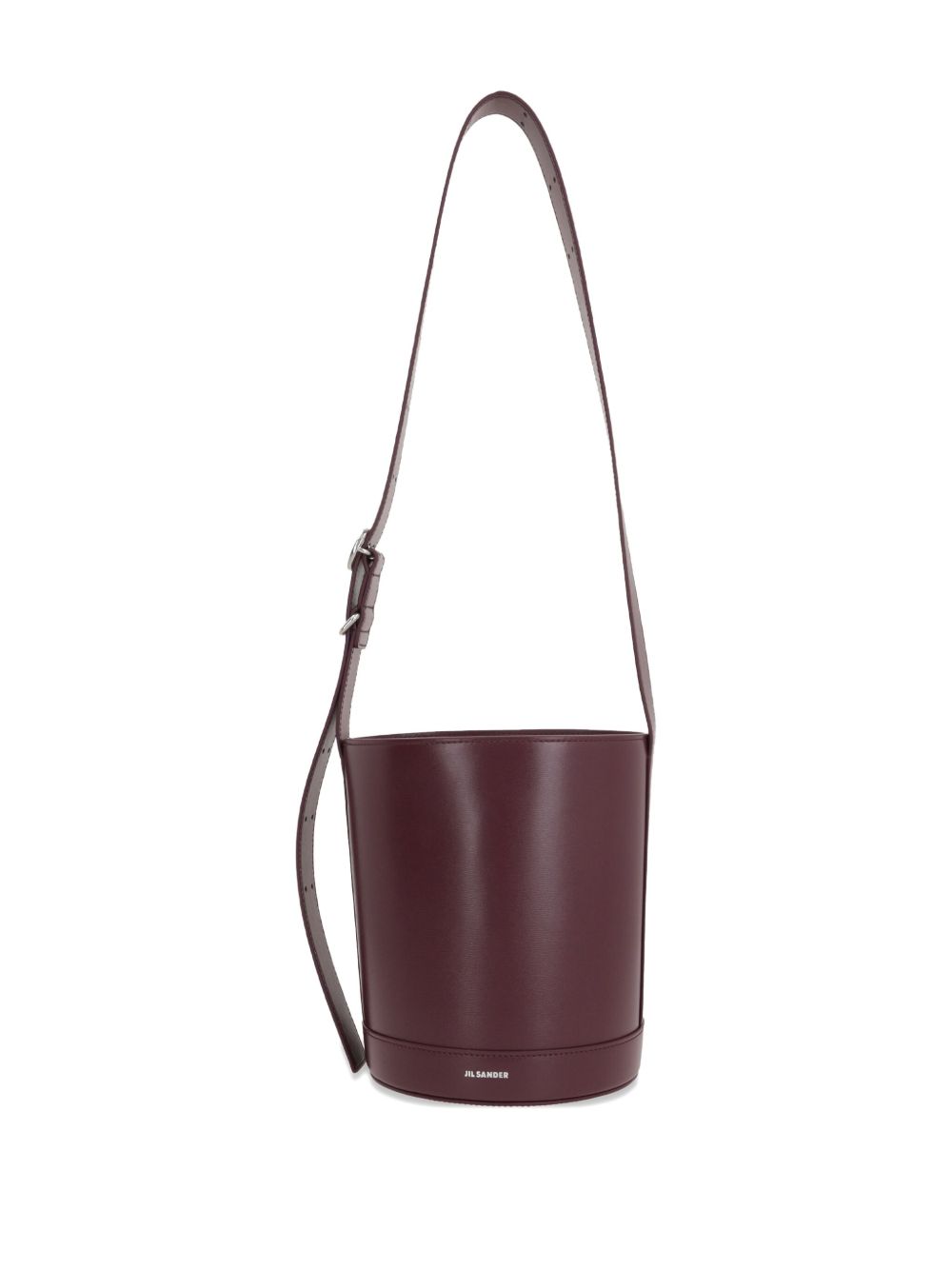 JIL SANDER Cannoli Bucket Handbag with Adjustable Shoulder Strap