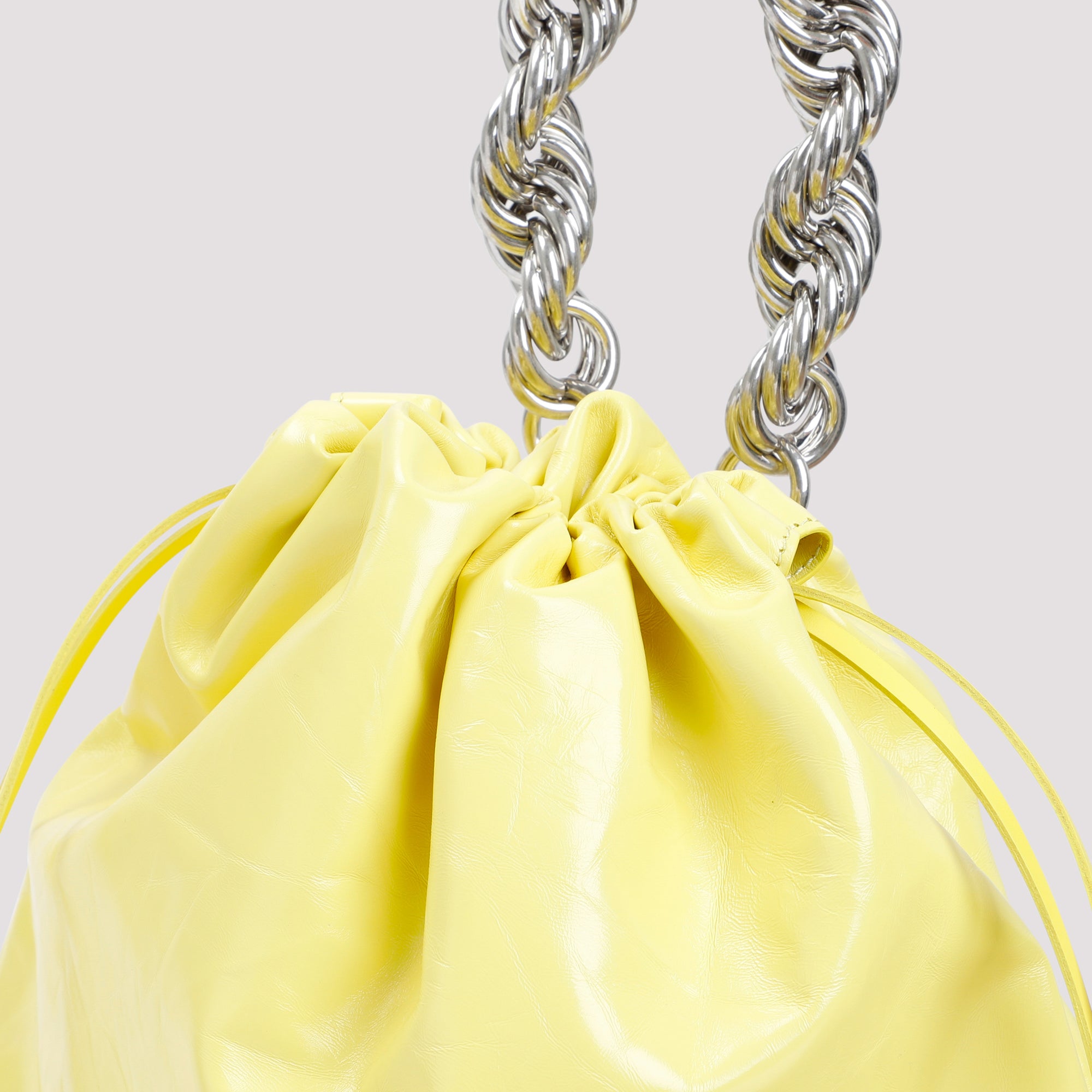 JIL SANDER Leather Bucket Handbag