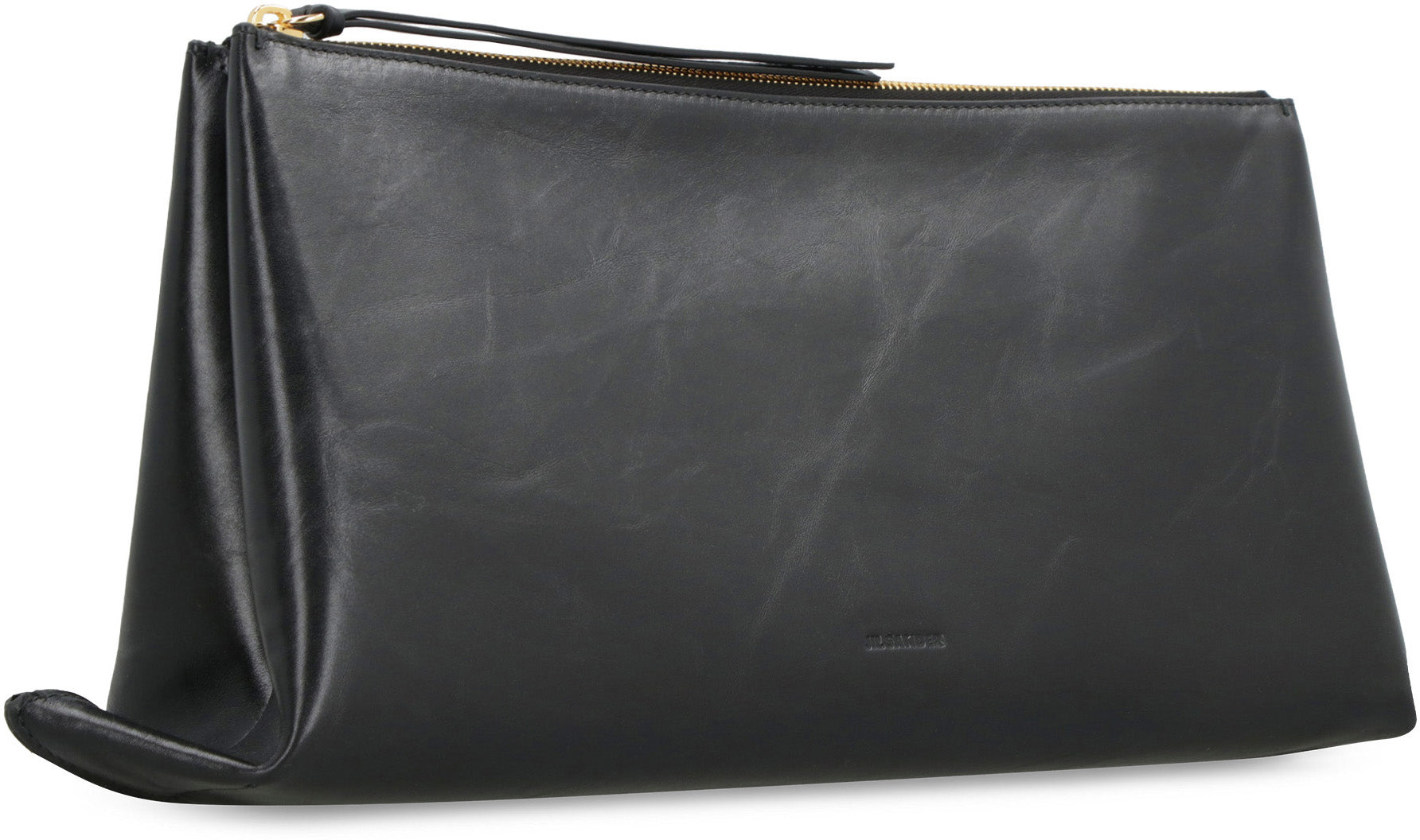 JIL SANDER Medium Leather Clutch