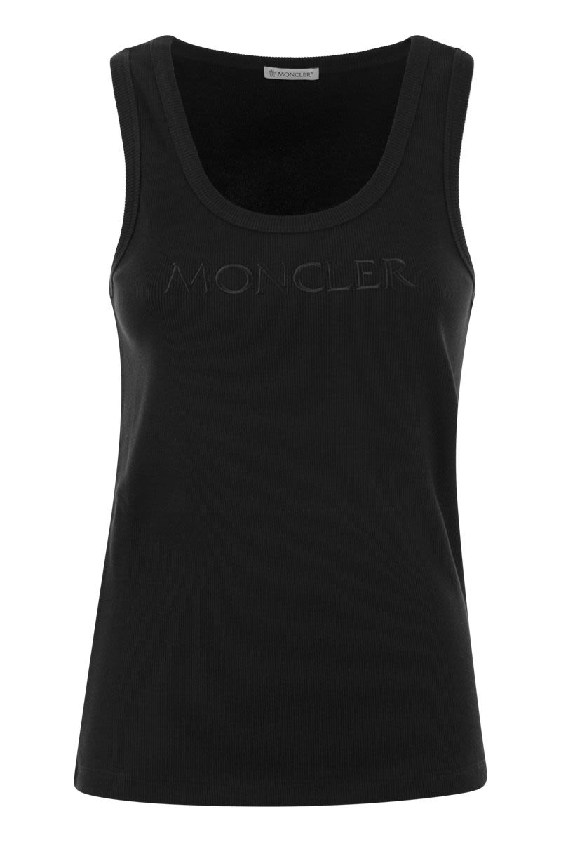 MONCLER Logo-Embroidered Slim Fit Sports Vest