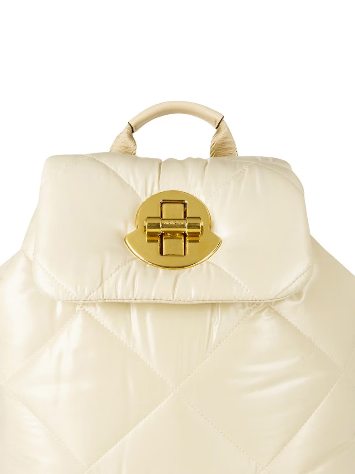 MONCLER Foldover Top Logo Mini Backpack - 26x26x15 CM