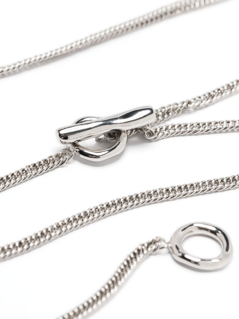 JIL SANDER Medallion Pendant Necklace