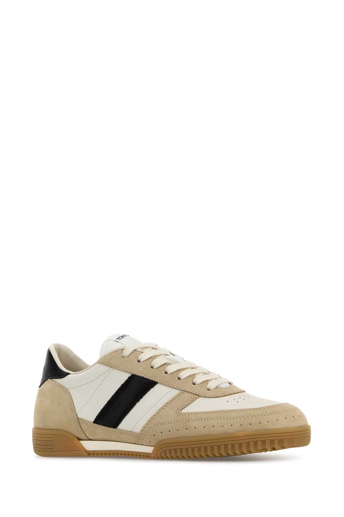 TOM FORD Classic Leather and Suede Terence Sneaker