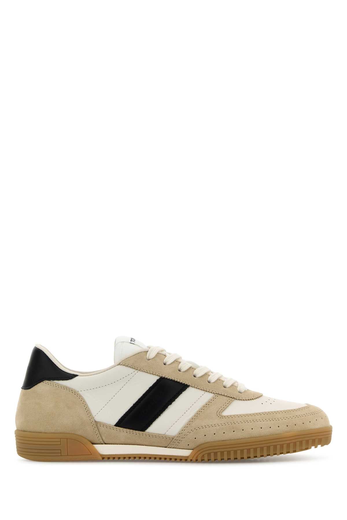 TOM FORD Classic Leather and Suede Terence Sneaker