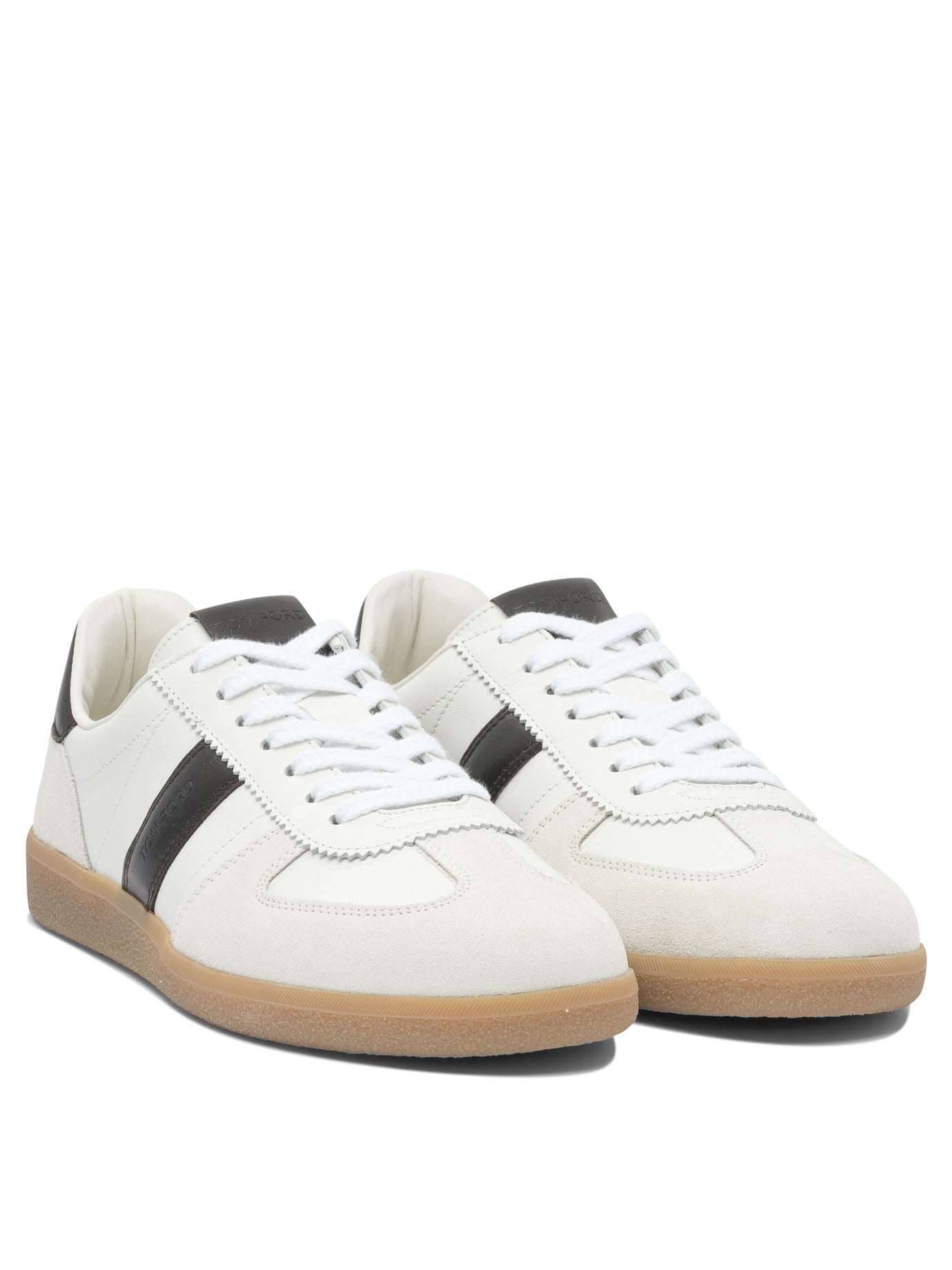 TOM FORD Archer Suede and Leather Sneaker