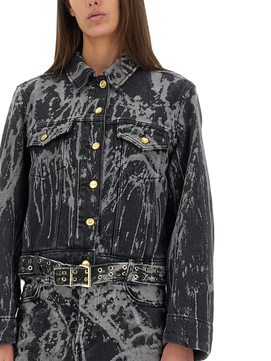 GANNI Heavy Denim Jacket - Size 36 FR