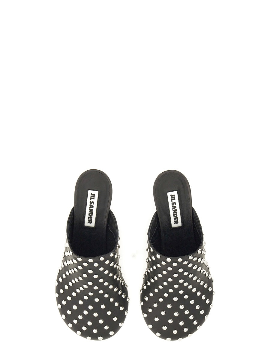 JIL SANDER Elegant Flat Studs Pumps for Women