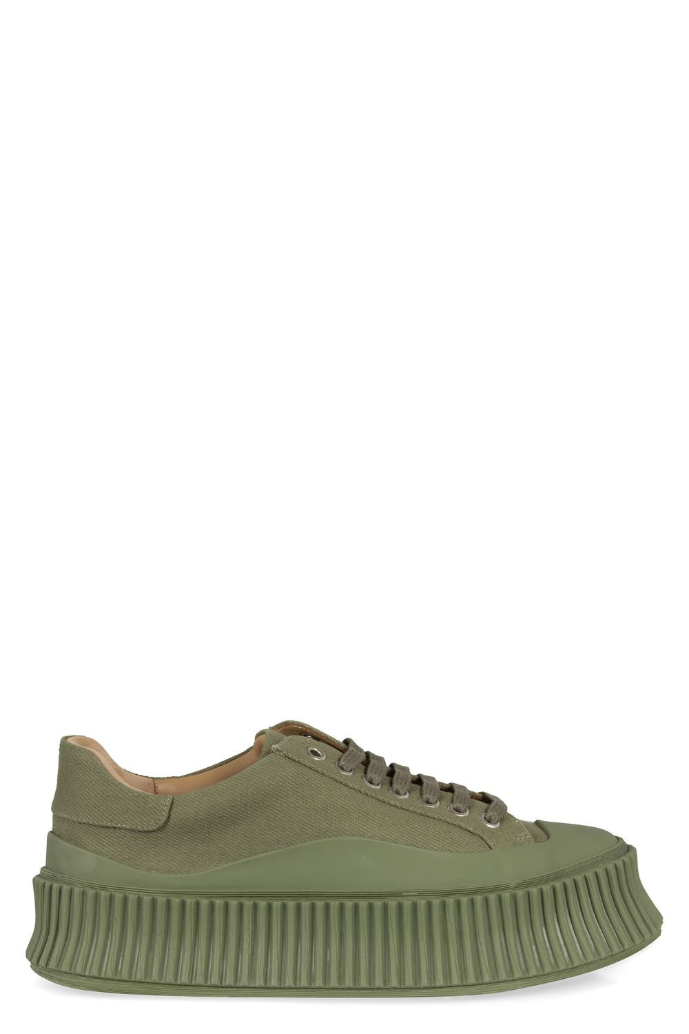 JIL SANDER Canvas Platform Sneakers for Women
