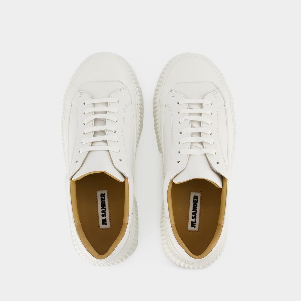 JIL SANDER Minimalist Chic Sneakers - Women’s Footwear Size 8