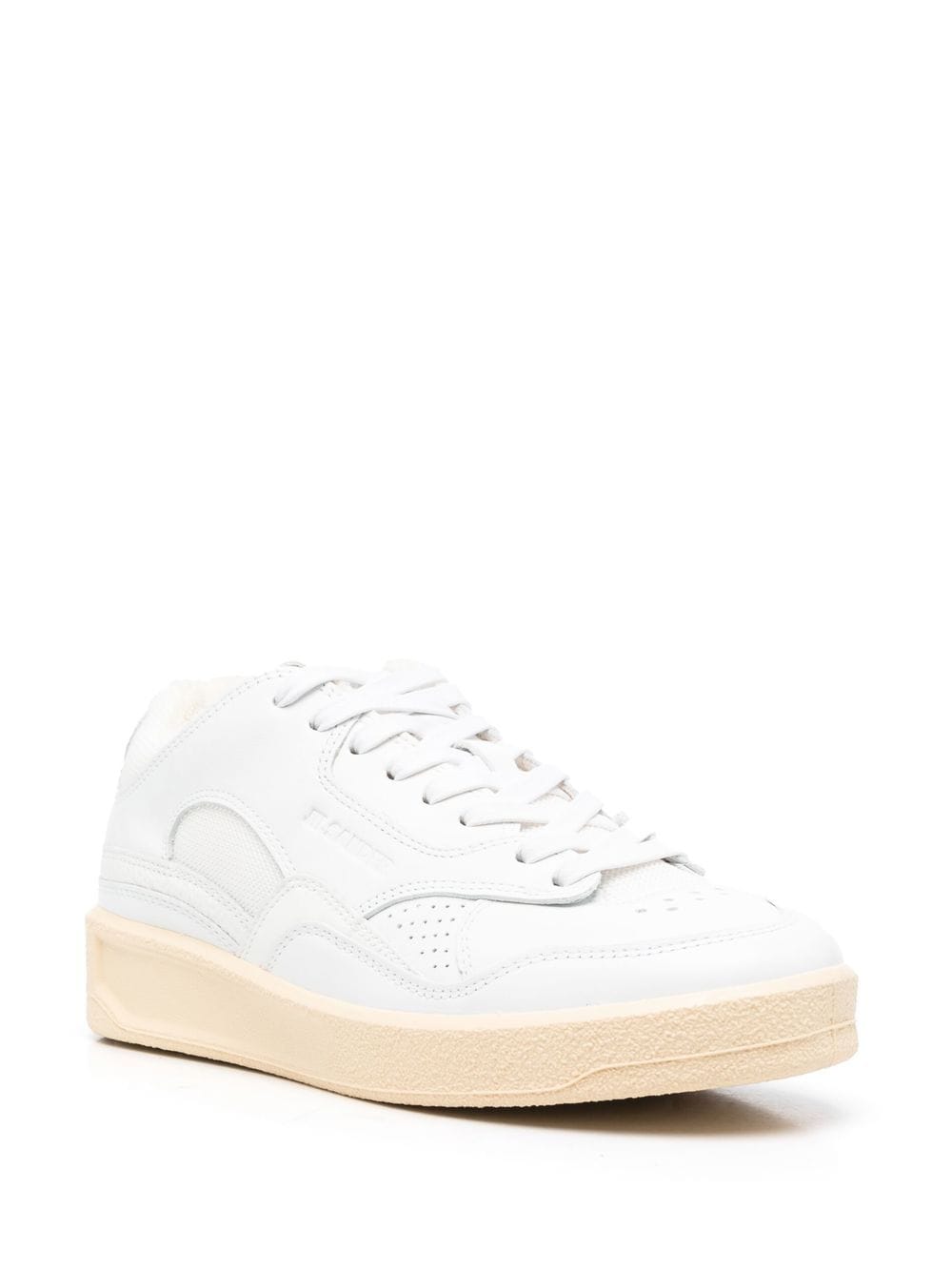 JIL SANDER Debossed-Logo Low-Top Sneaker for Women