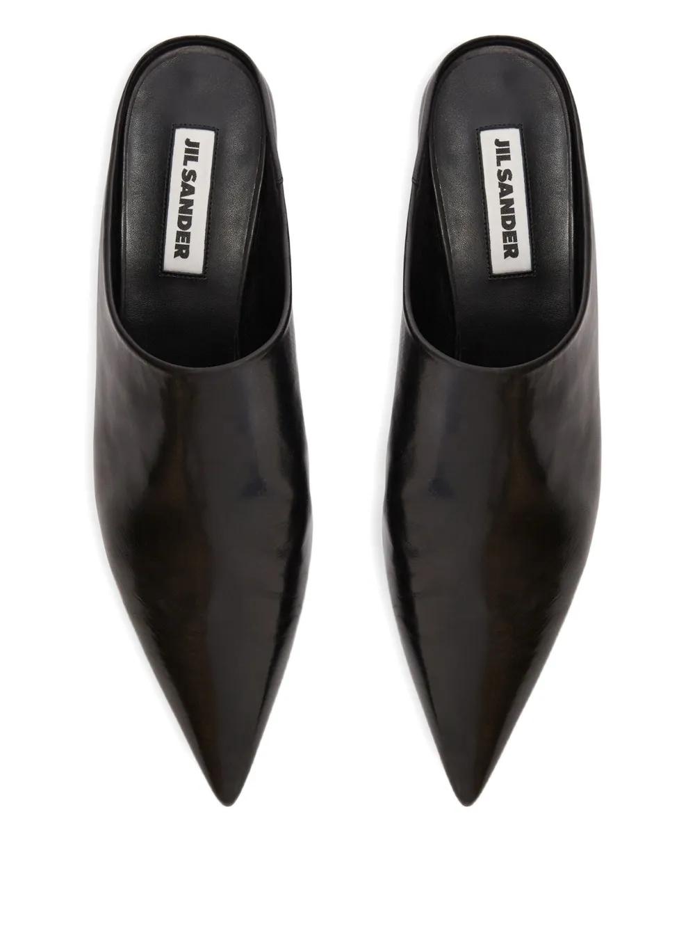 JIL SANDER Leather Heeled Flat