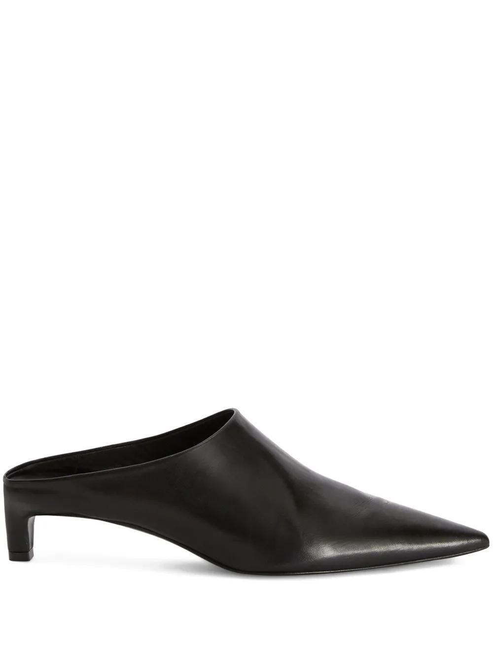 JIL SANDER Leather Heeled Flat