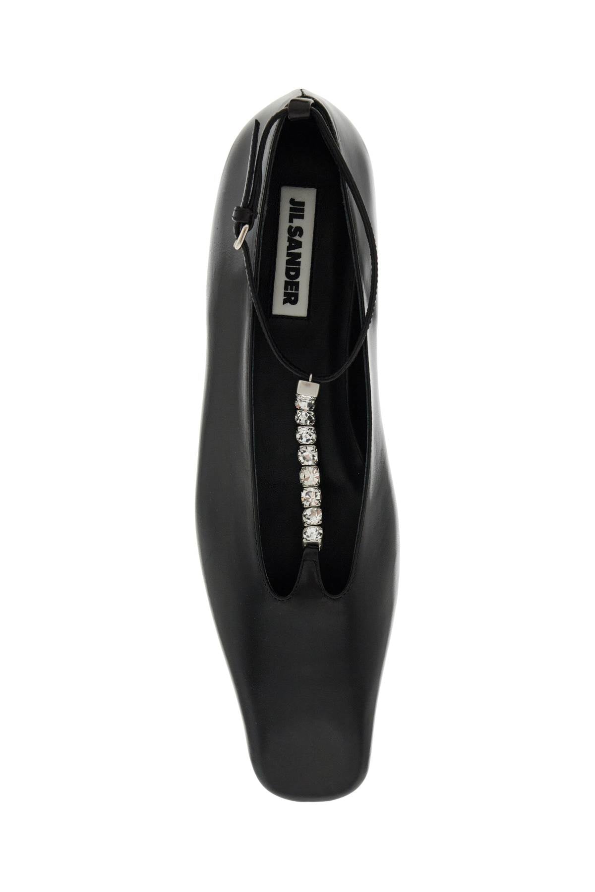 JIL SANDER Elegant Leather Ballerinas for Women