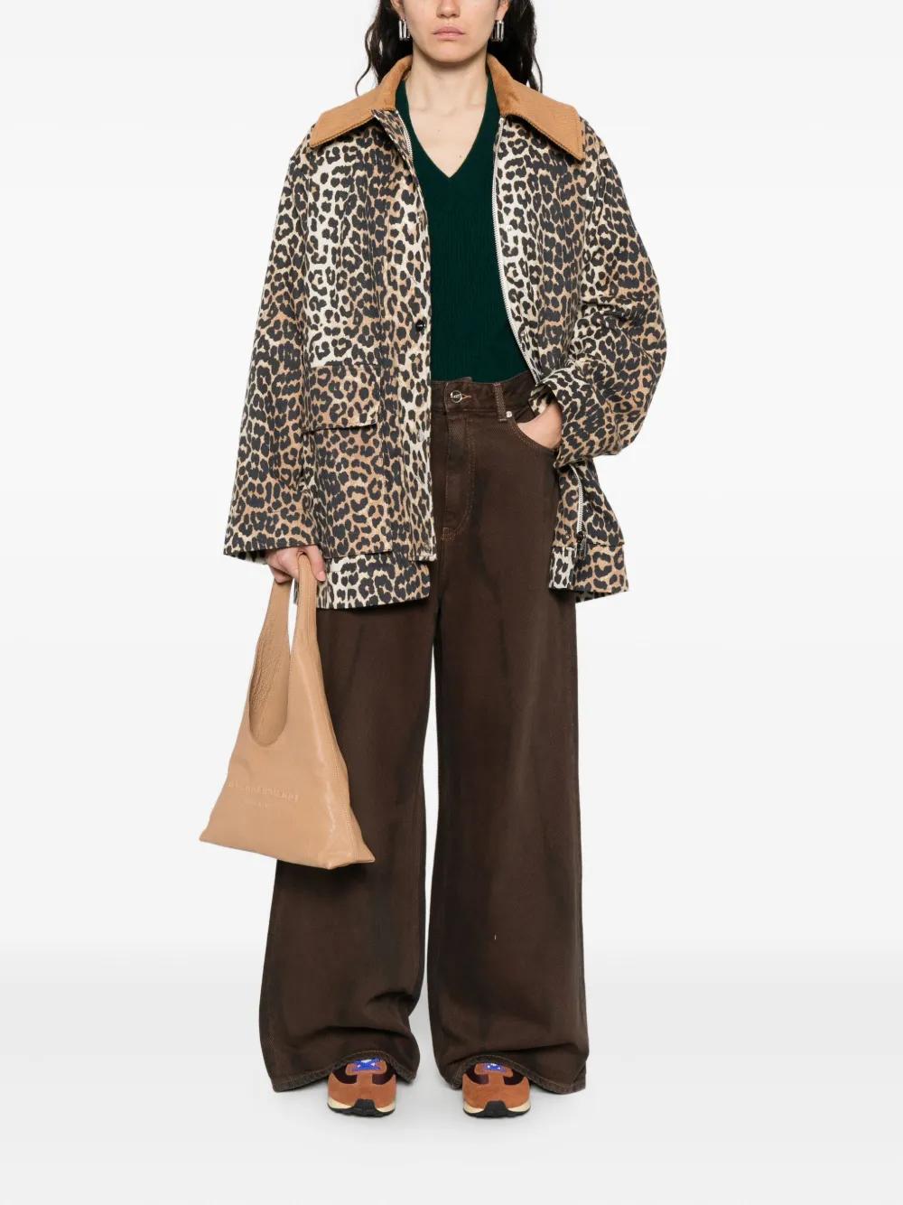 GANNI Organic Cotton High-Waisted Jeans for Women - FW25