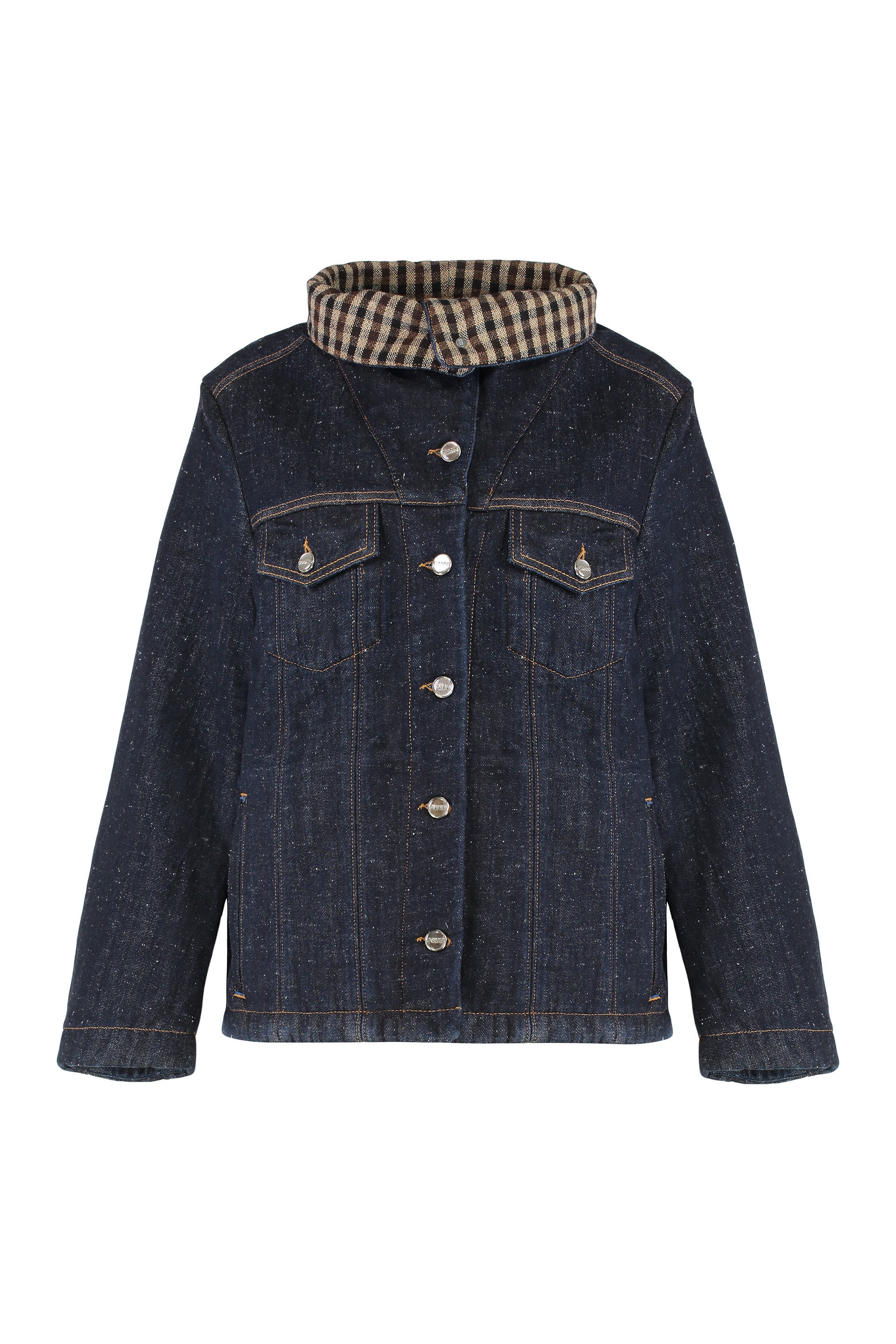 GANNI Neppy Denim Jacket for Women - Fall/Winter 2025