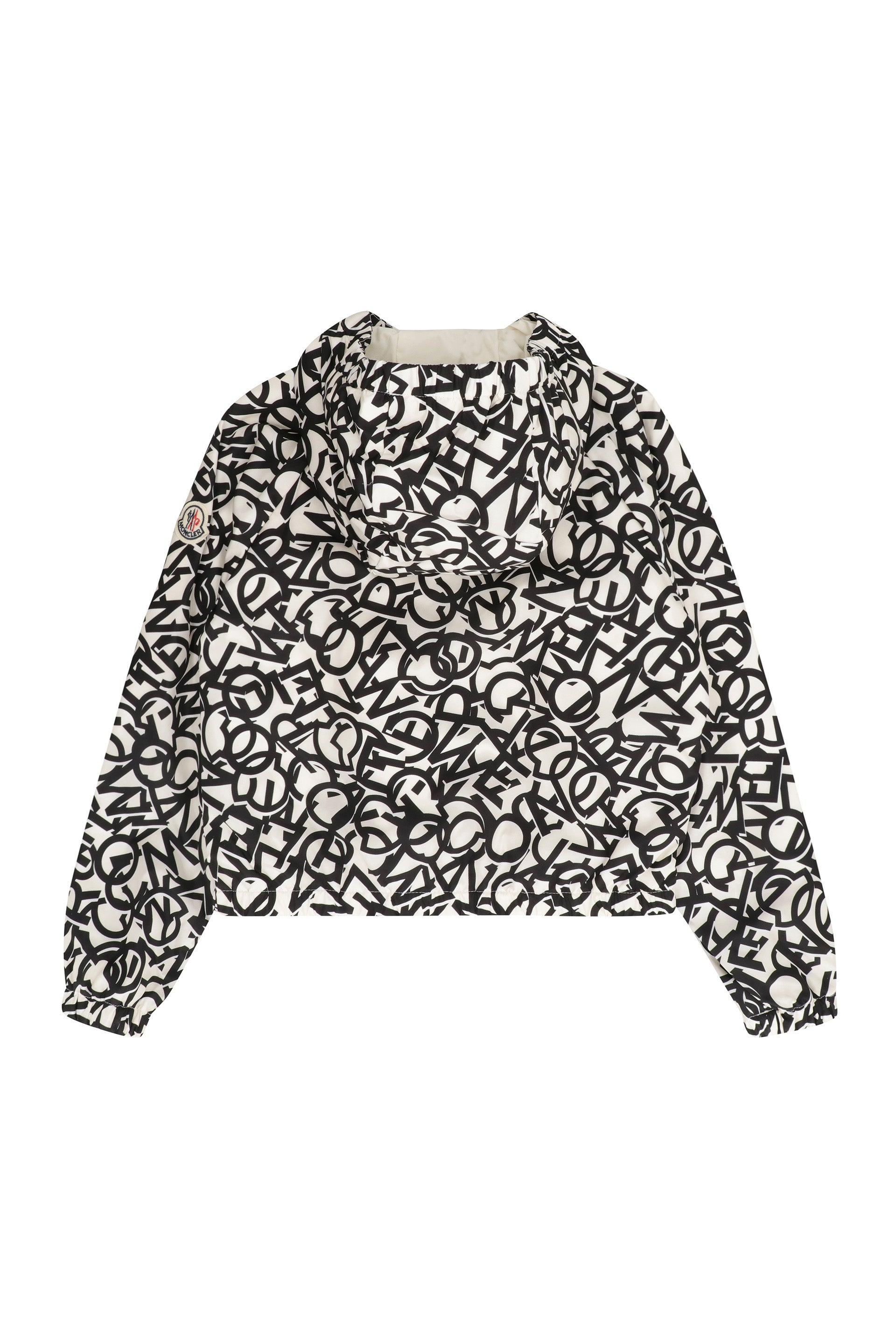 MONCLER KIDS Mini Hooded Tech Fabric Raincoat for Girls