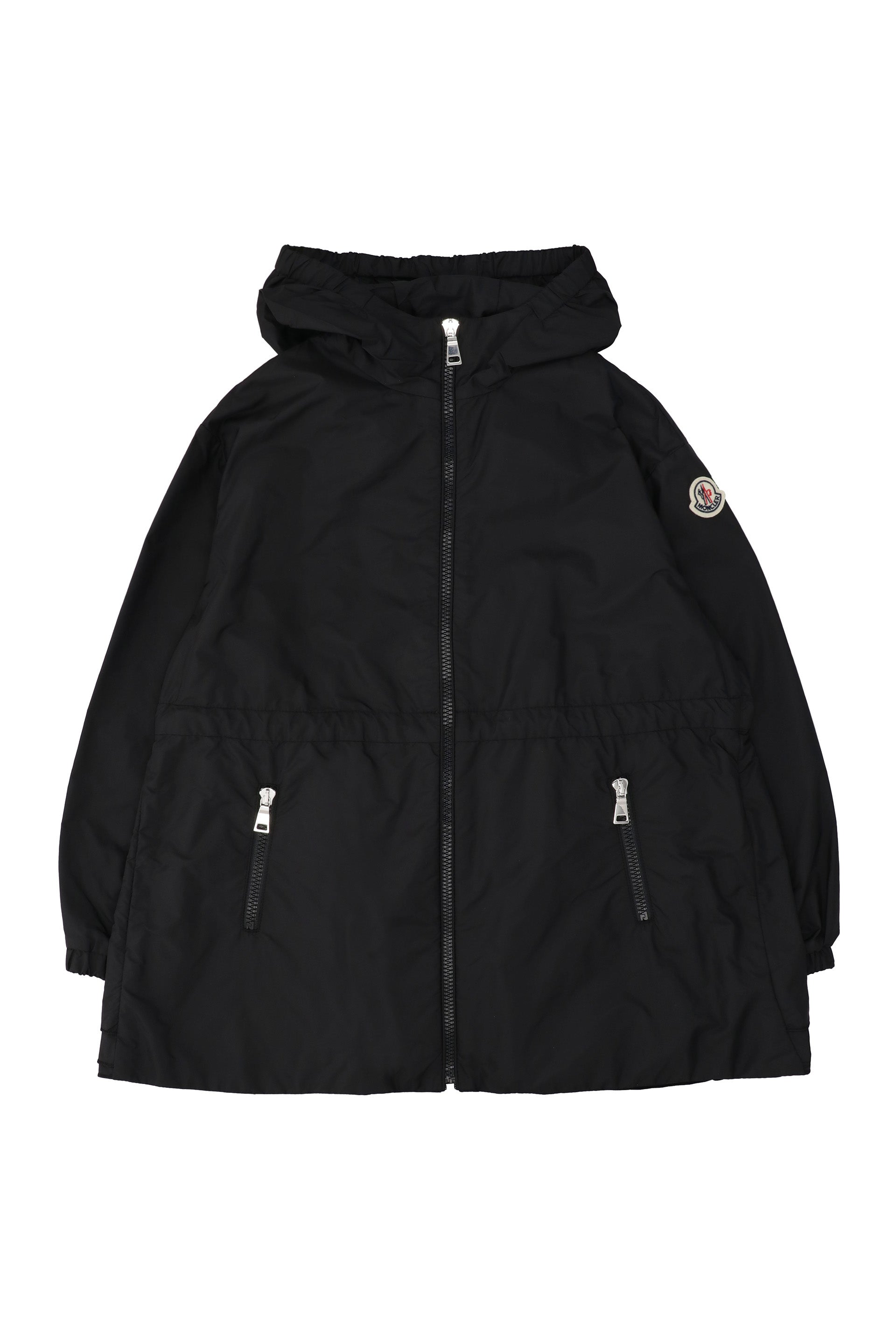 MONCLER KIDS Mini Nylon Jacket with Drawstring Waist for Girls