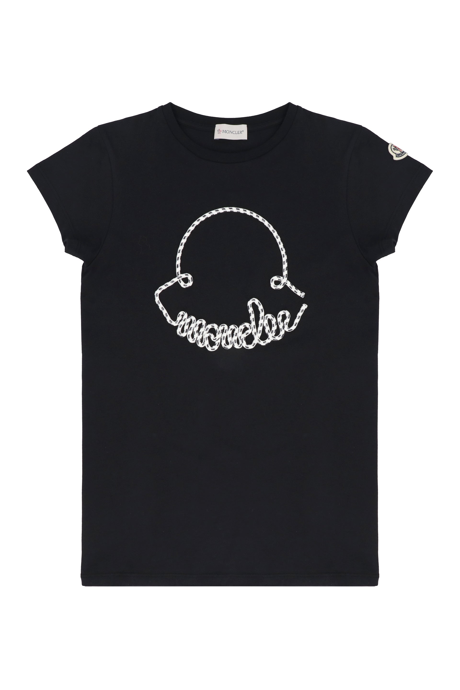 MONCLER KIDS Cotton Dress for Girls - Fall/Winter 2024 Collection