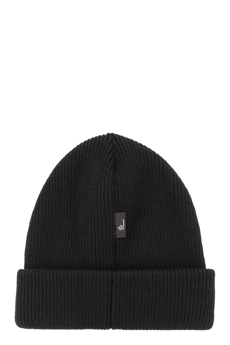 MONCLER GRENOBLE Wool Cap for Men - FW24 Collection