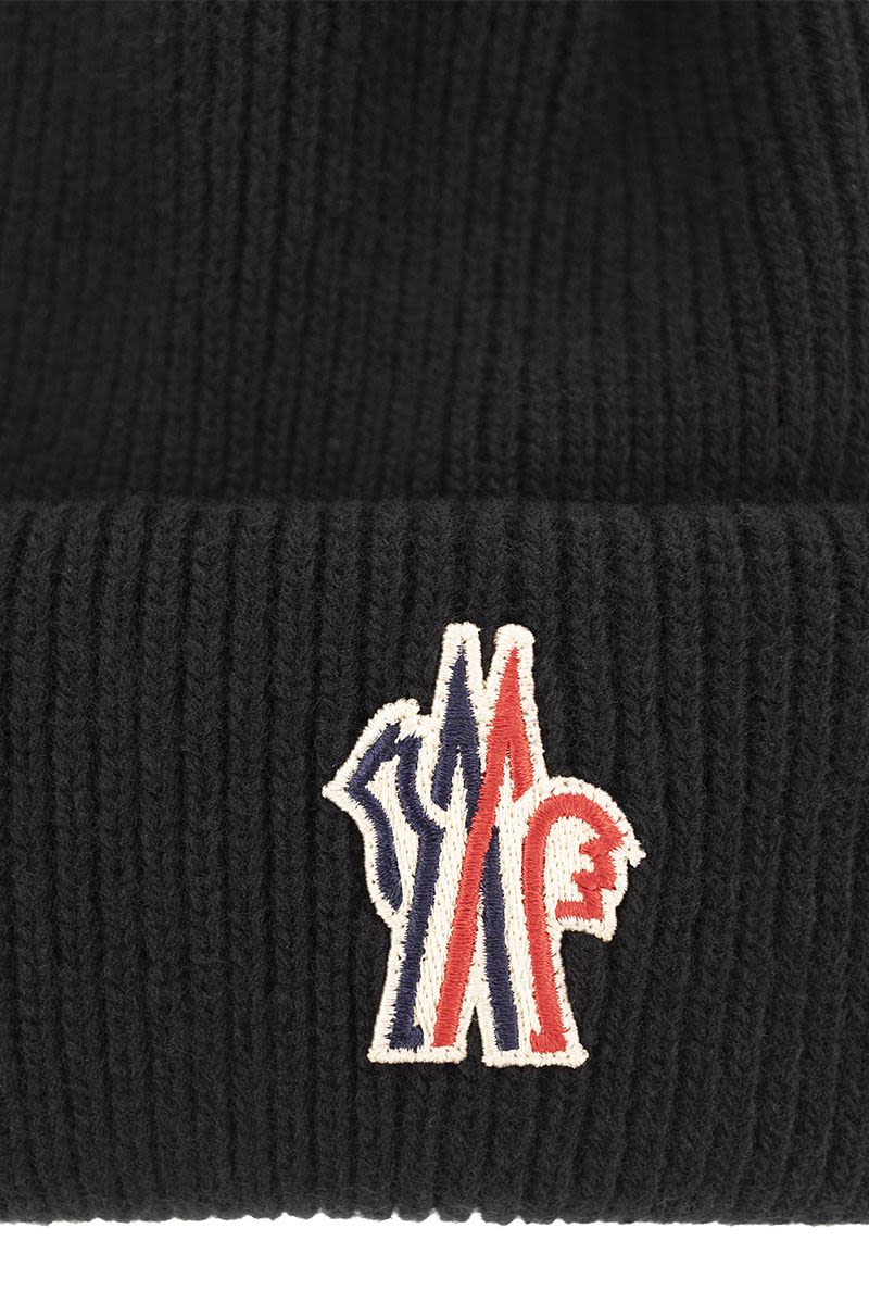 MONCLER GRENOBLE Wool Cap for Men - FW24 Collection