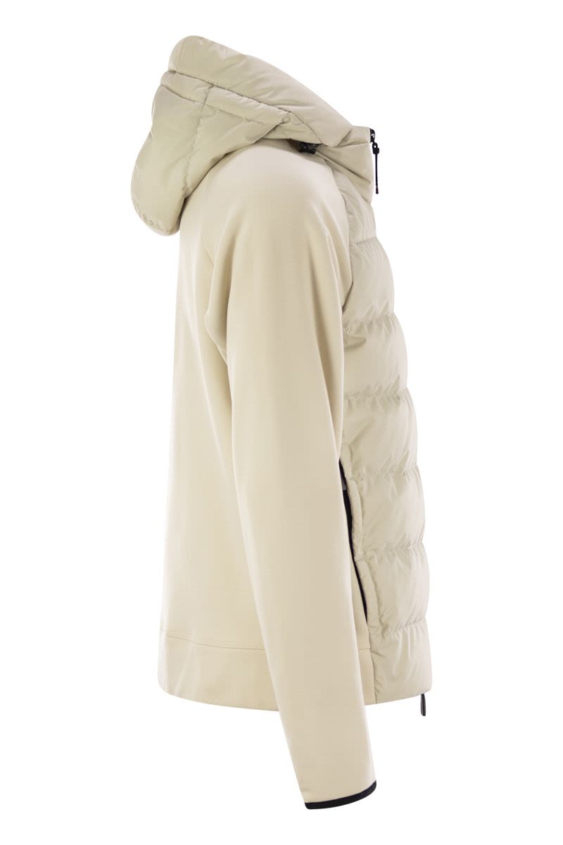 MONCLER GRENOBLE Padded Zip-Up Hoodie for Ski Enthusiasts