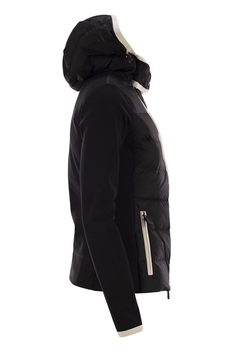 MONCLER GRENOBLE Padded Hoodie with Hood and Zip