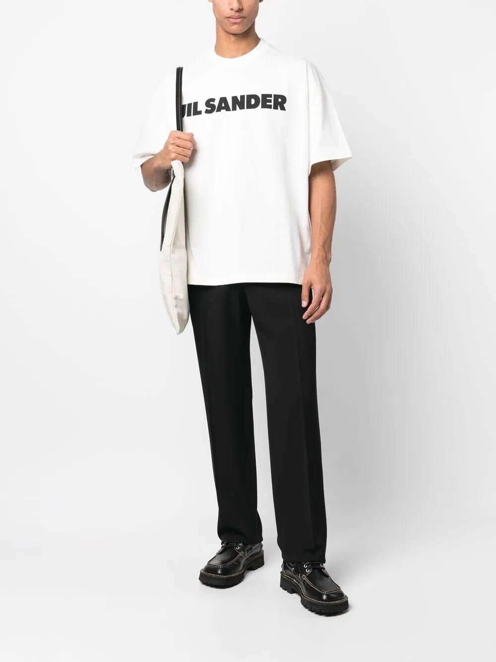 JIL SANDER Crewneck Short Sleeve T-Shirt for Men