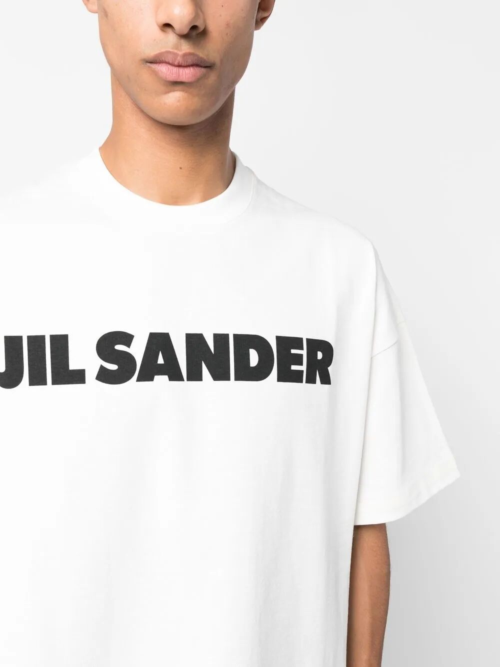 JIL SANDER Crewneck Short Sleeve T-Shirt for Men