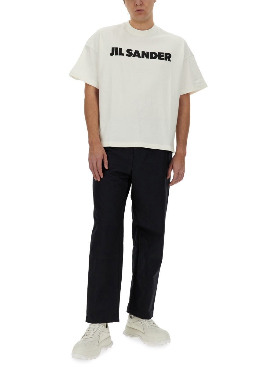 JIL SANDER Men's Essential T-Shirt with Print - Size L