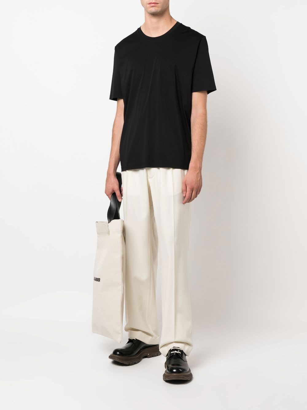 JIL SANDER Short Sleeve Cotton T-Shirt for Men