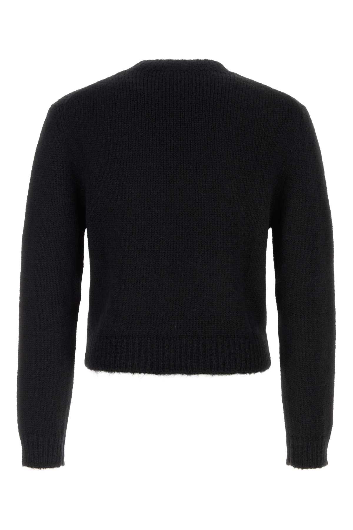JIL SANDER Alpaca Blend Feather Embellished Sweater