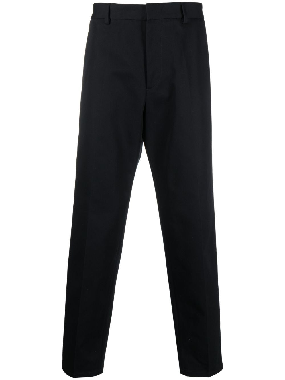 JIL SANDER Straight Leg Cotton Trousers for Women