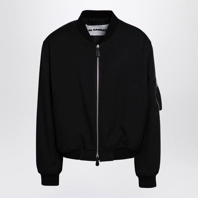 JIL SANDER Zipped Bomber Jacket for Men - SS25 Collection
