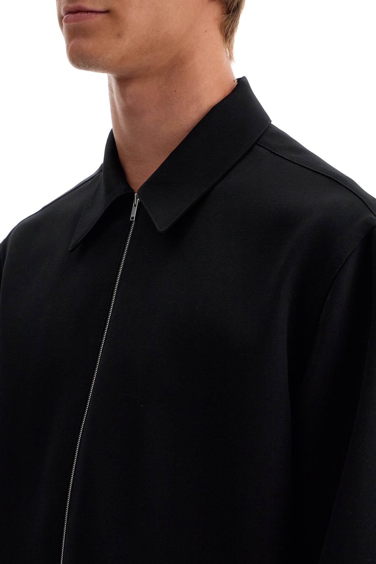 JIL SANDER Men's Gabardine Shirt - FW25 Collection