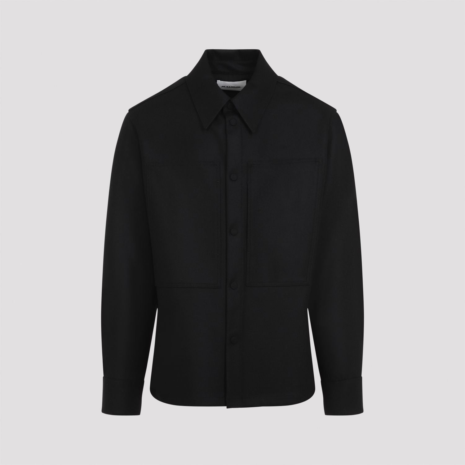 JIL SANDER Men's Wool Shirt - Fall/Winter 24 Edition