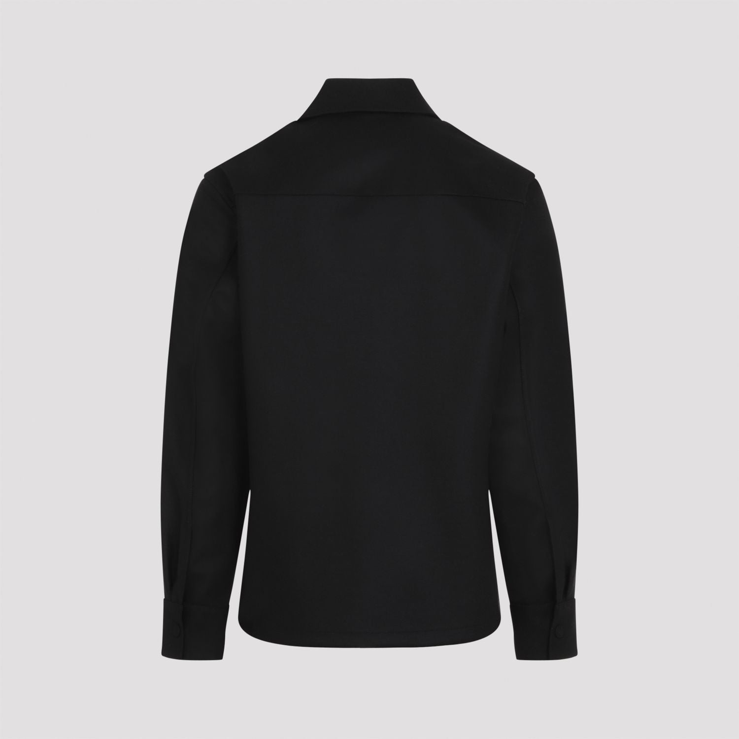 JIL SANDER Men's Wool Shirt - Fall/Winter 24 Edition