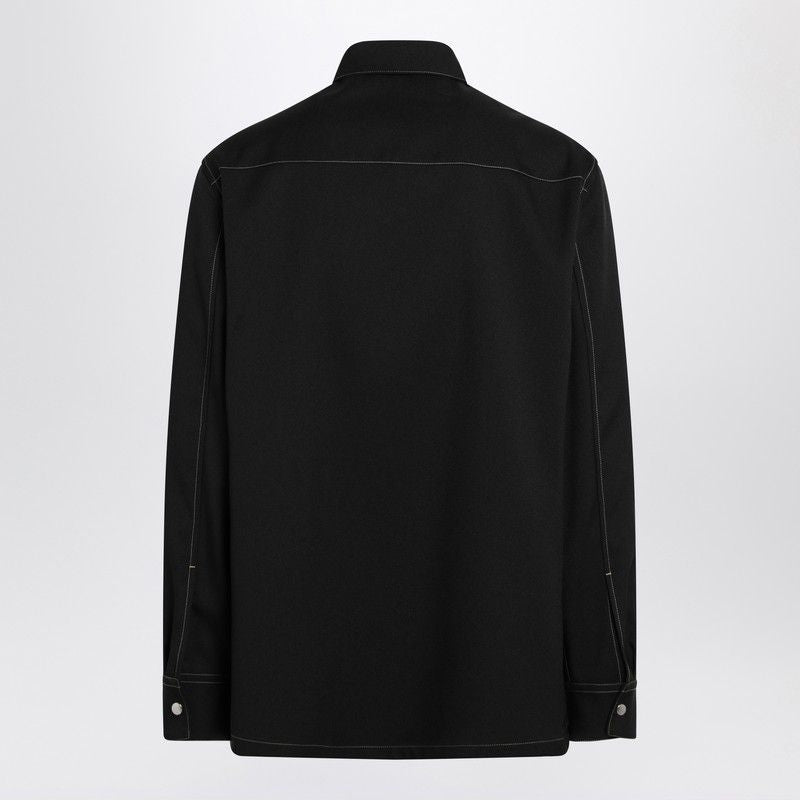 JIL SANDER Zipped Shirt Jacket for Men