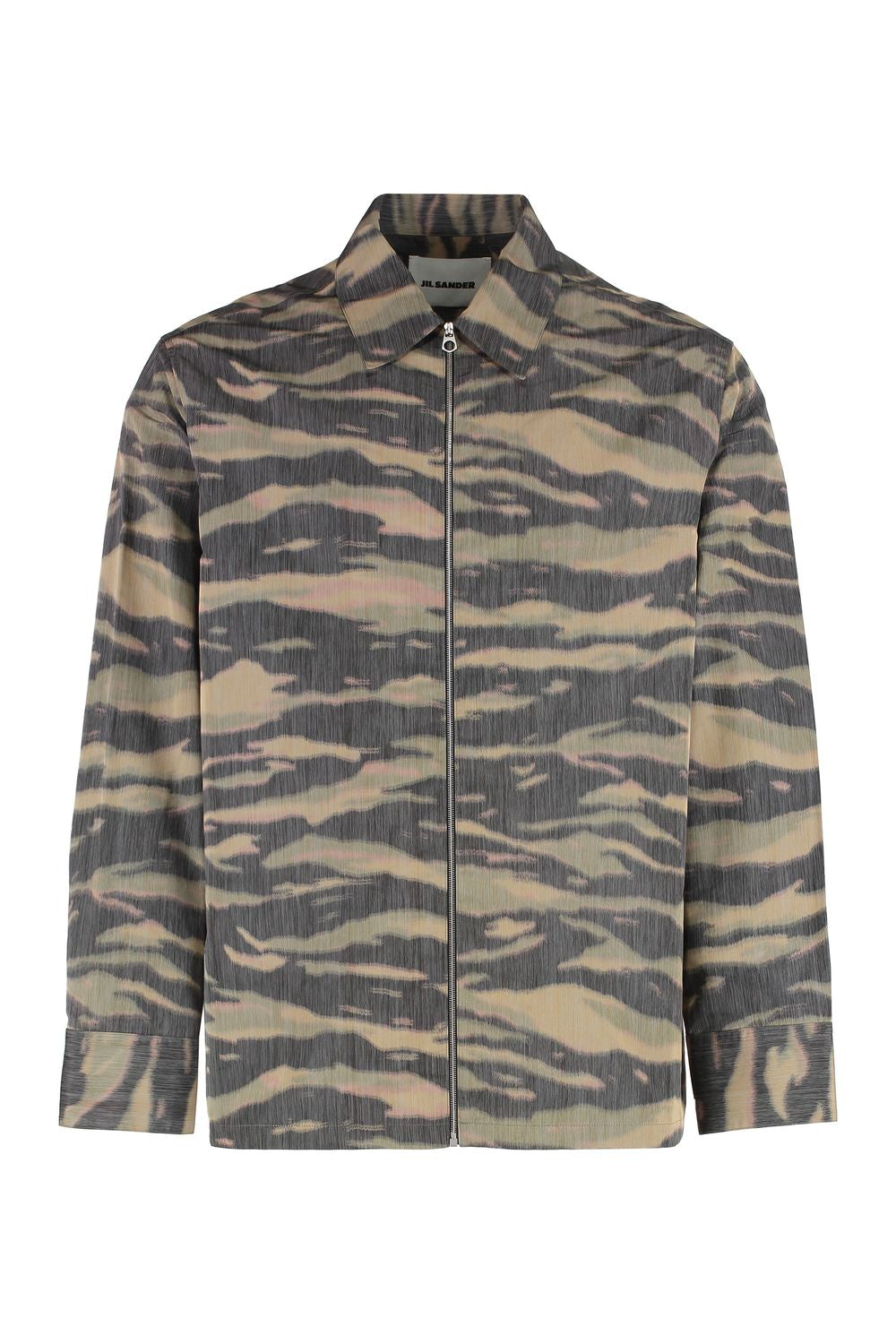 JIL SANDER Silk Blend Overshirt - Boxy Fit