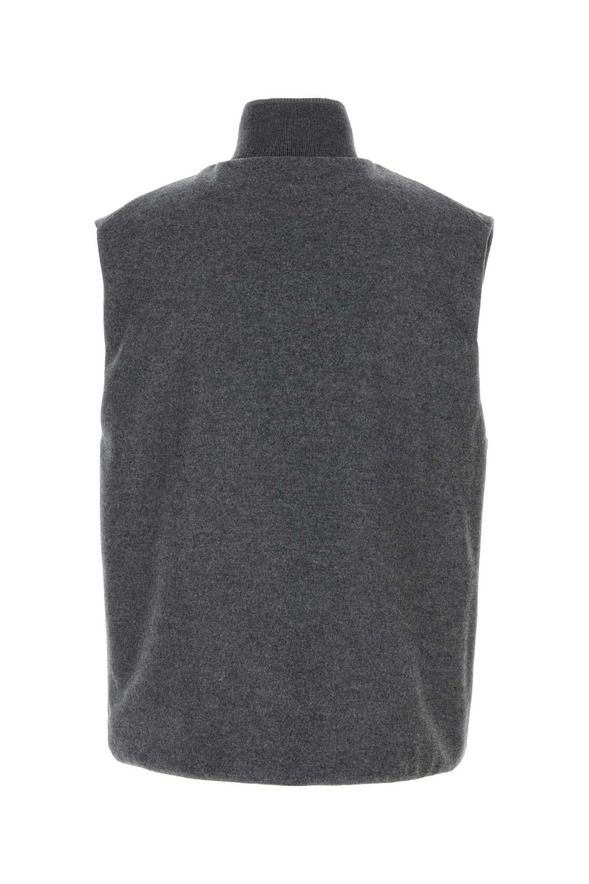 JIL SANDER Men's Wool Sleeveless Jacket