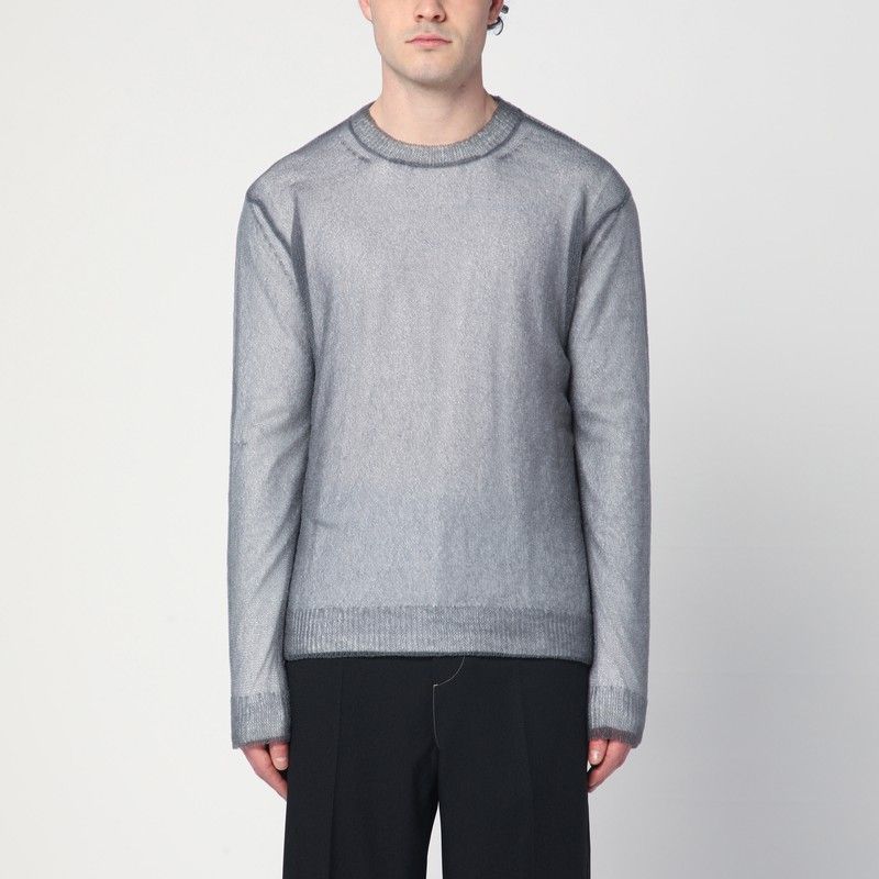JIL SANDER Layered Design Crew Neck Sweater