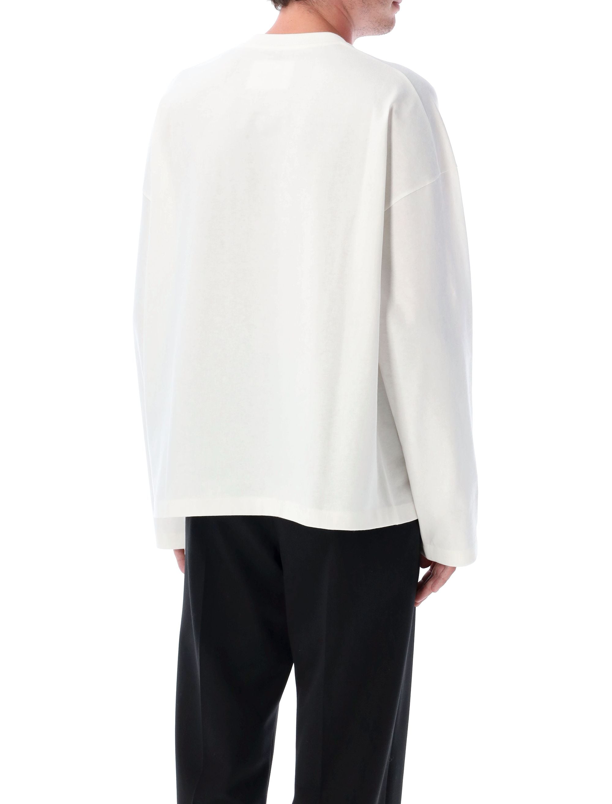 JIL SANDER Long Sleeve Cotton T-Shirt for Men