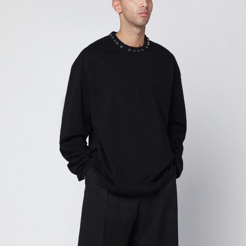 JIL SANDER Long Sleeve Studded T-Shirt for Men