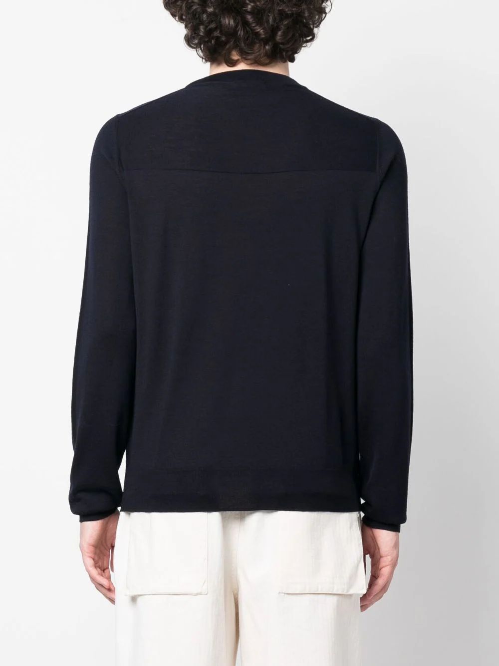 JIL SANDER Classic Virgin Wool Pullover Sweater for Men