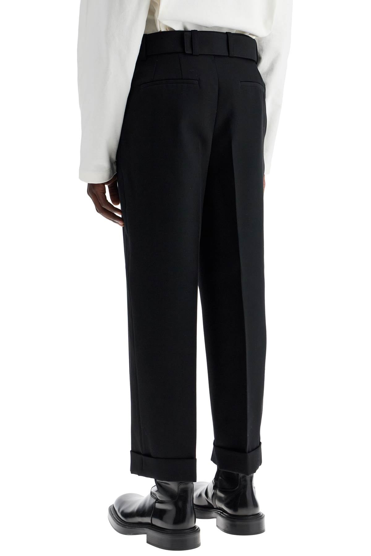 JIL SANDER Men's Wool Trousers - Season SS25