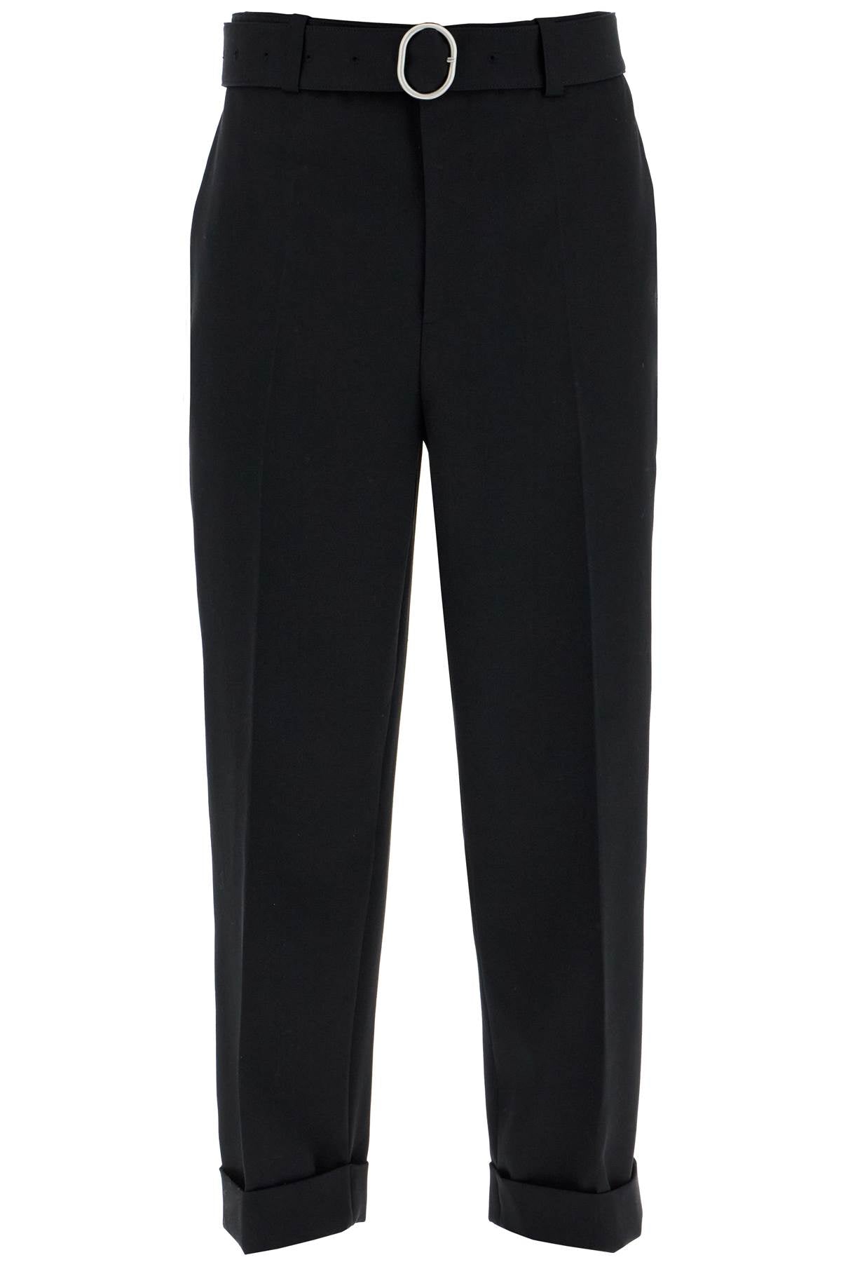 JIL SANDER Men's Wool Trousers - Season SS25